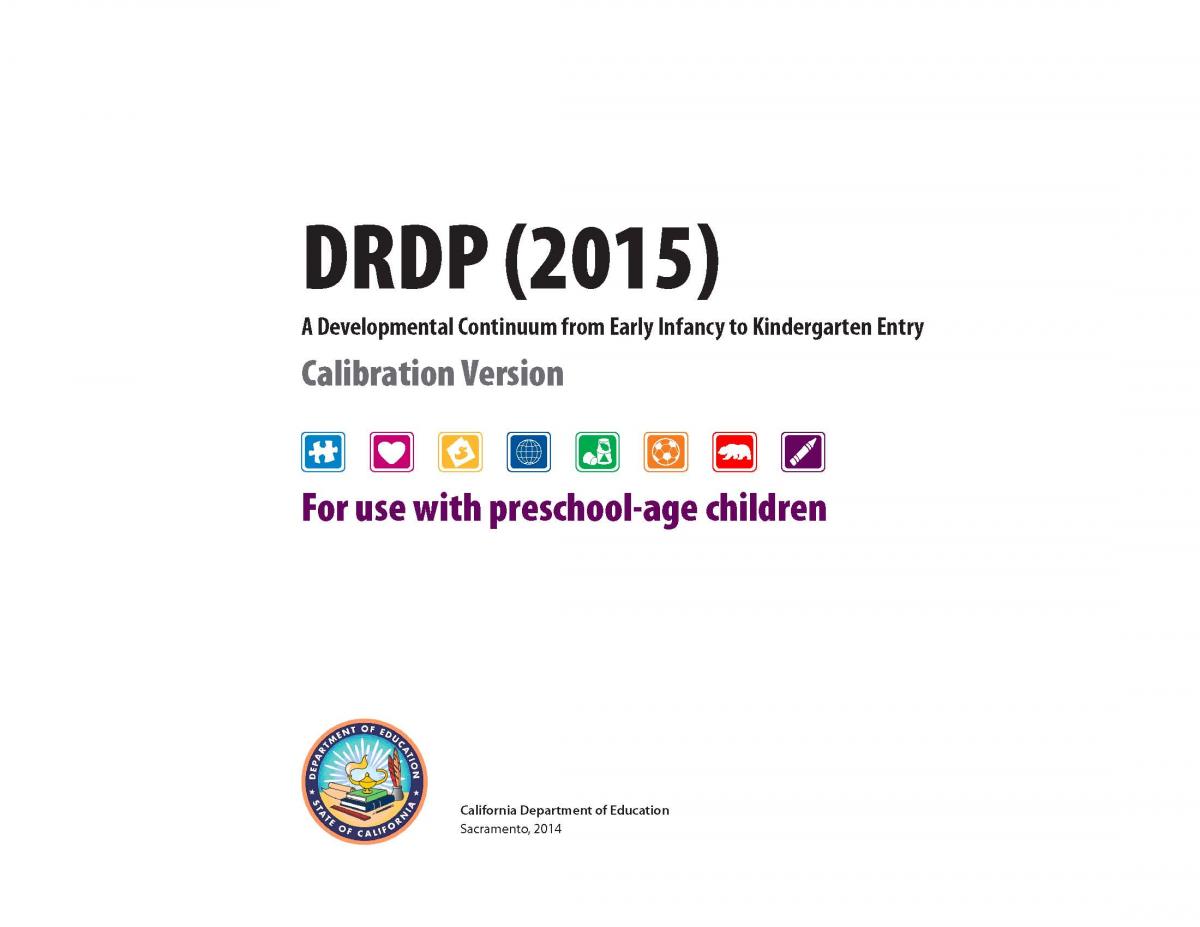 DRDP Forms Desired Results For Children And Families